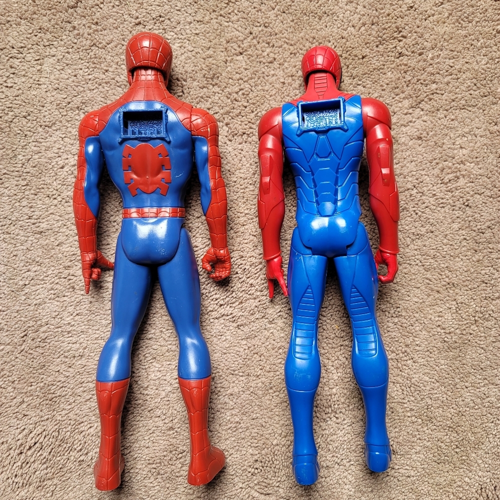 Two Spiderman Action Figures - Picture 2 of 2